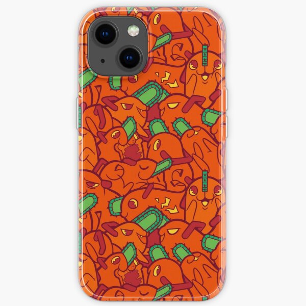 All Pochita Pattern iPhone Soft Case RB0908 product Offical chainsaw man Merch