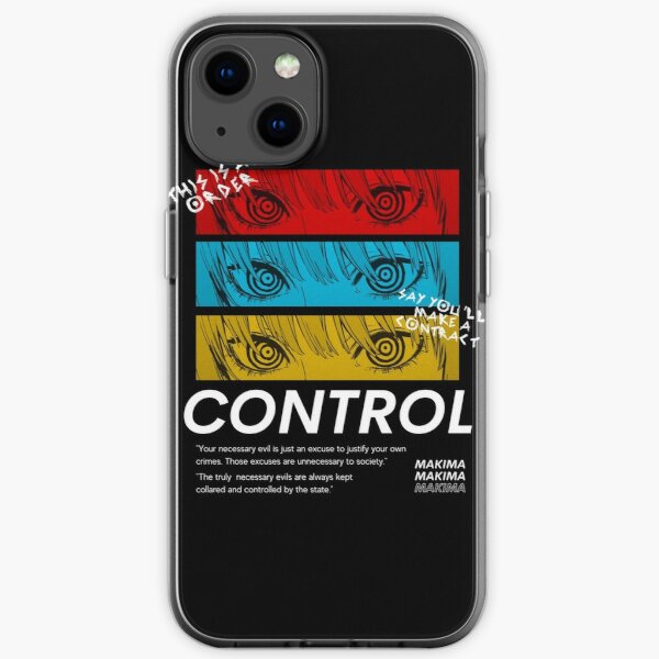 Control Makima - Chainsaw Man iPhone Soft Case RB0908 product Offical chainsaw man Merch