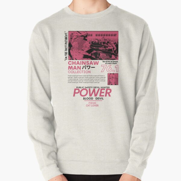 Chainsaw Man Power Devil Streetwear Pullover Sweatshirt RB0908 product Offical chainsaw man Merch