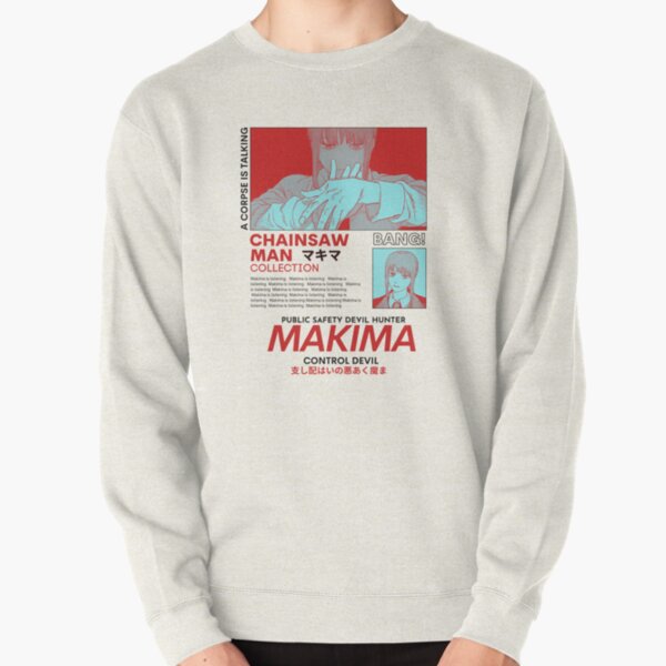 Makima Red - Chainsaw Man| Perfect Gift anime  Pullover Sweatshirt RB0908 product Offical chainsaw man Merch