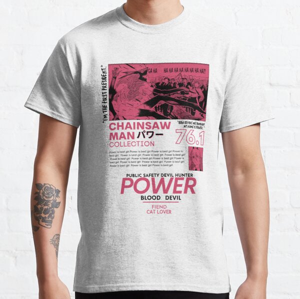 Chainsaw Man Power Devil Streetwear Classic T-Shirt RB0908 product Offical chainsaw man Merch