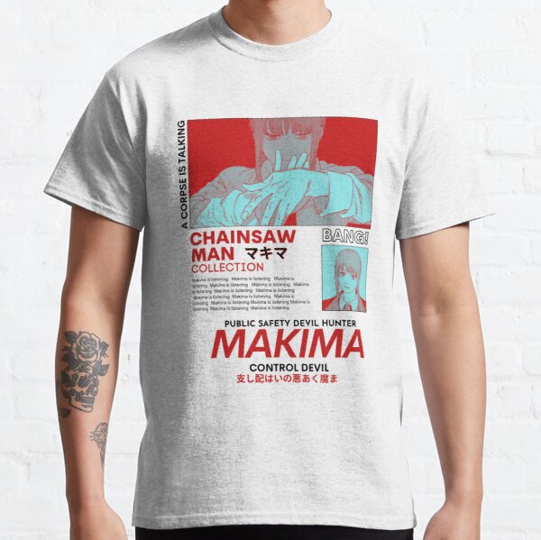 Makima Red - Chainsaw Man Classic T-Shirt RB0908 product Offical chainsaw man Merch