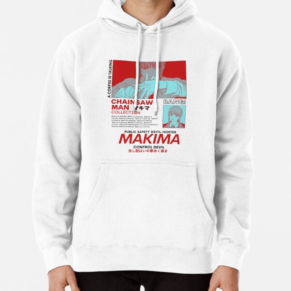 Makima Red - Chainsaw Man Pullover Hoodie RB0908 product Offical chainsaw man Merch
