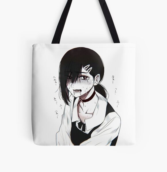 chainsaw man kobeni crying All Over Print Tote Bag RB0908 product Offical chainsaw man Merch