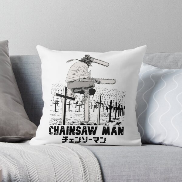 Chainsaw Man Official Throw Pillow RB0908 product Offical chainsaw man Merch