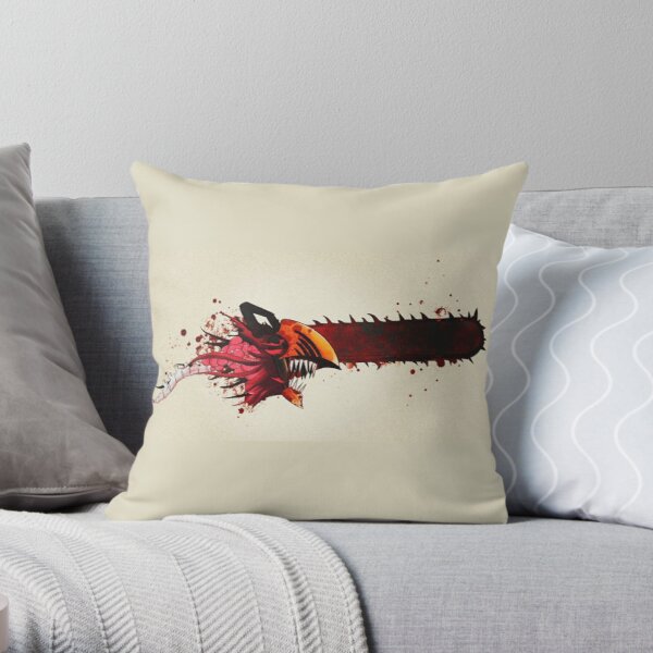 Chainsaw Man Throw Pillow RB0908 product Offical chainsaw man Merch