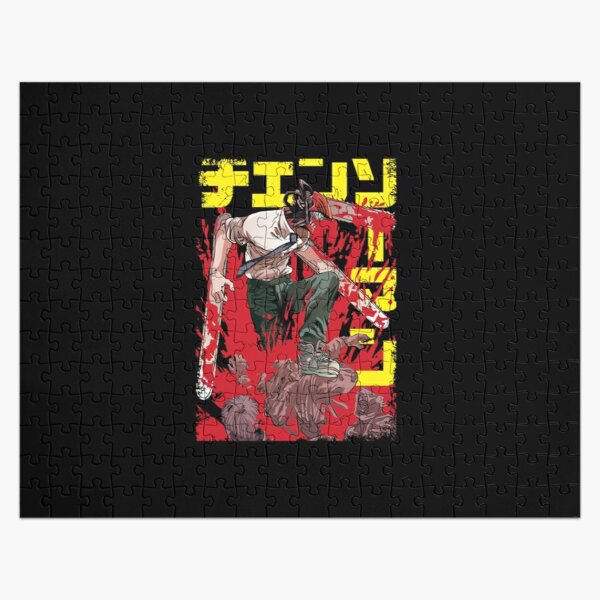 chainsaw man manga Jigsaw Puzzle RB0908 product Offical chainsaw man Merch