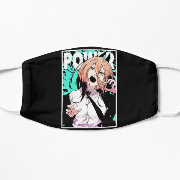 Power chainsaw man Flat Mask RB0908 product Offical chainsaw man Merch