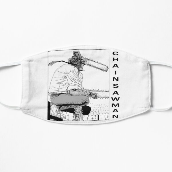 Chainsaw Man Design Flat Mask RB0908 product Offical chainsaw man Merch